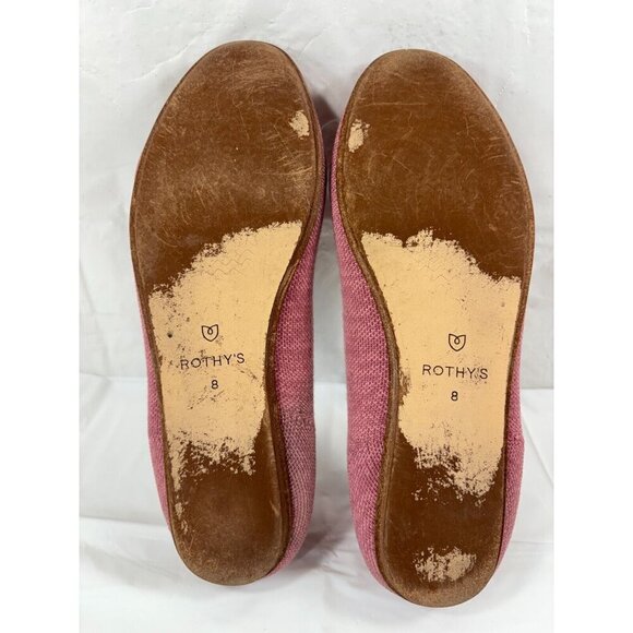 Rothy’s Blossom Loafers Pink RARE Retired VHTF Women Size 8 - Picture 10 of 13